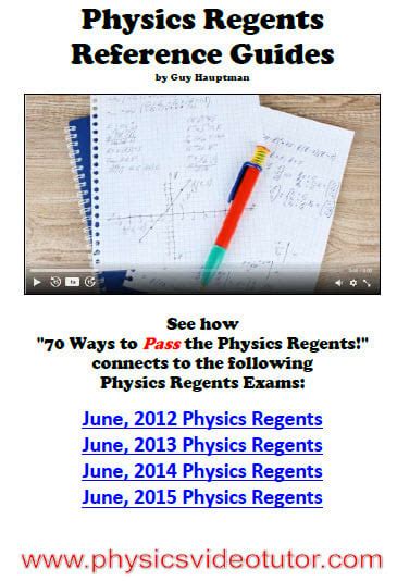 97 eV (3) 1. . June 2014 physics regents